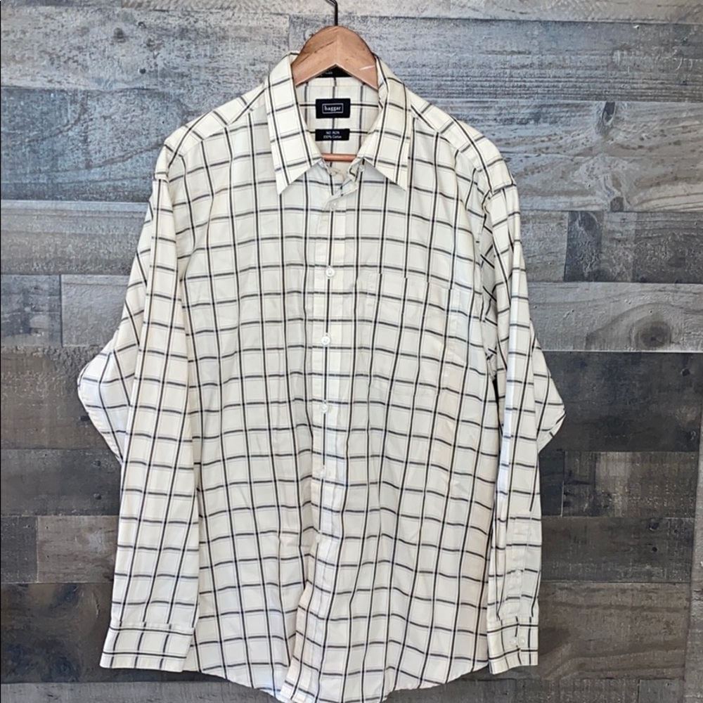 Haggar Button Down Long Sleeve Shirt